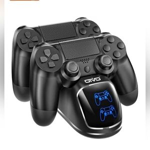 OIVO PS4 Dual Controller Charging Dock – Fast Charger Station w/ LED Indicators
